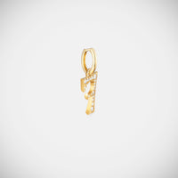 Marie Lichtenberg Staging Pendant Custom Diamond Number Charm