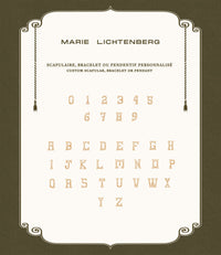 Marie Lichtenberg Staging Pendant Custom Diamond Number Charm