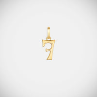 Marie Lichtenberg Staging Pendant Custom Number Charm