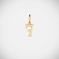 Marie Lichtenberg Staging Pendant Custom Number Charm