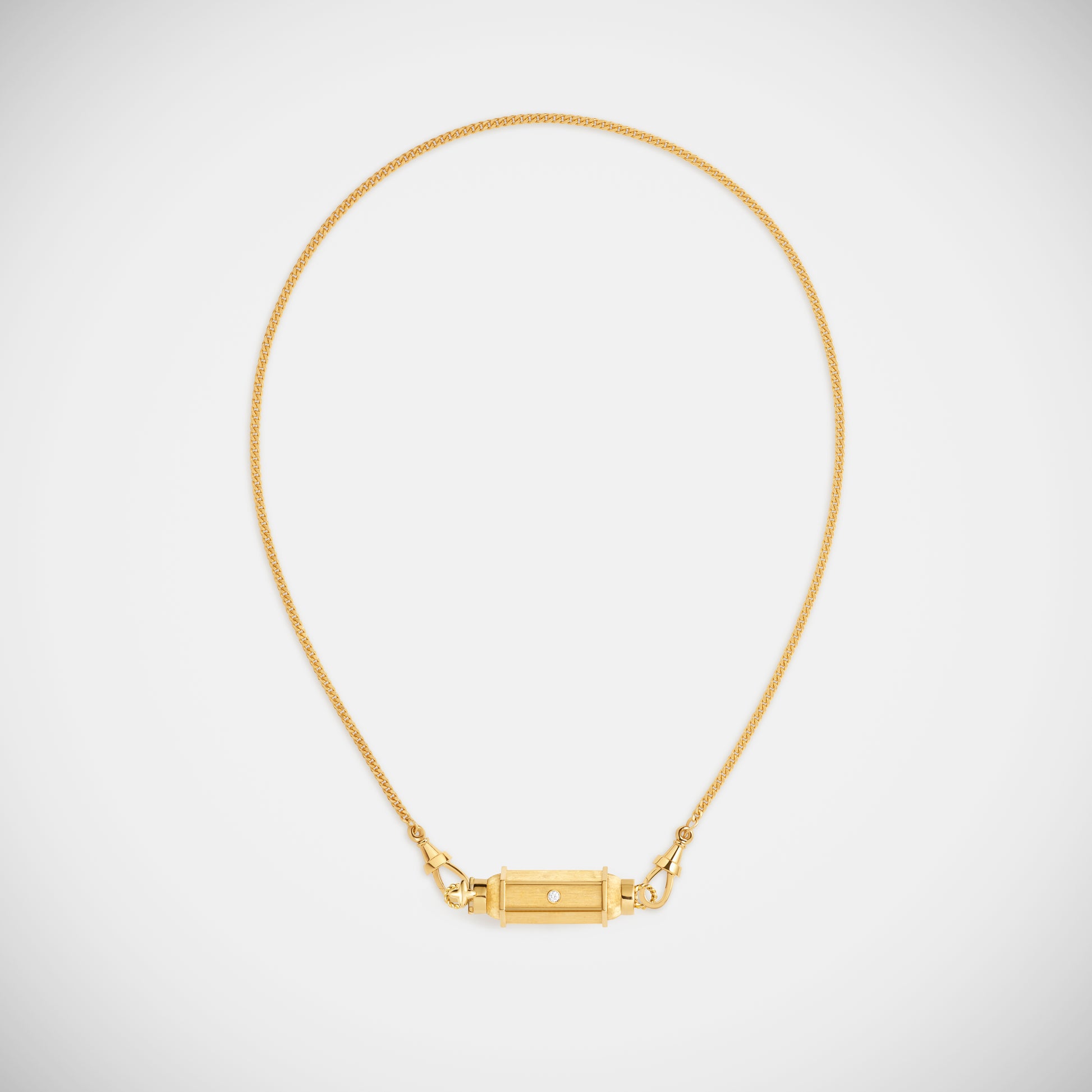 Marie Lichtenberg Staging Baby locket Diamond Gold Baby locket Necklace