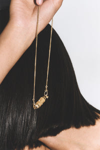 Marie Lichtenberg Staging Baby locket Diamond Gold Baby locket Necklace