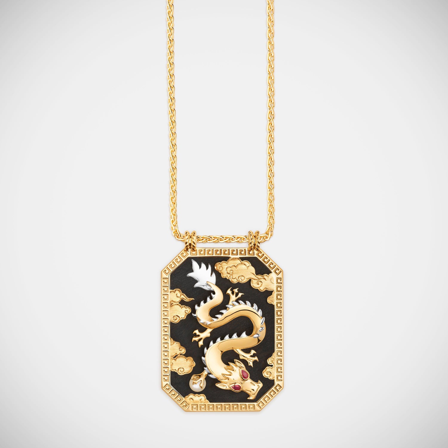 Marie Lichtenberg Staging Scapulaires Dragon Ebony Scapular