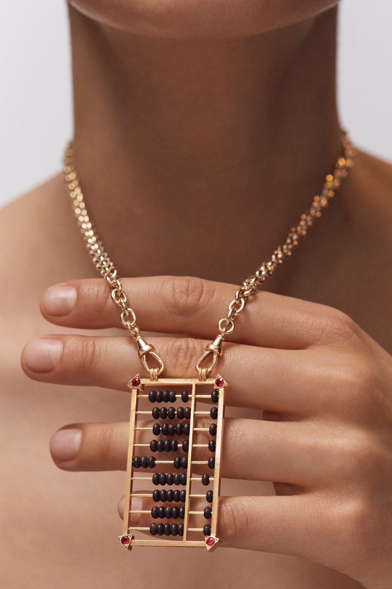 Marie Lichtenberg Staging Scapulaires Ebony Abacus Scapular