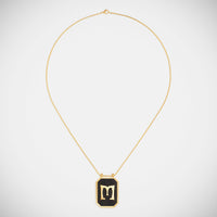 Marie Lichtenberg Staging Scapulaires Ebony Custom Letter Scapular