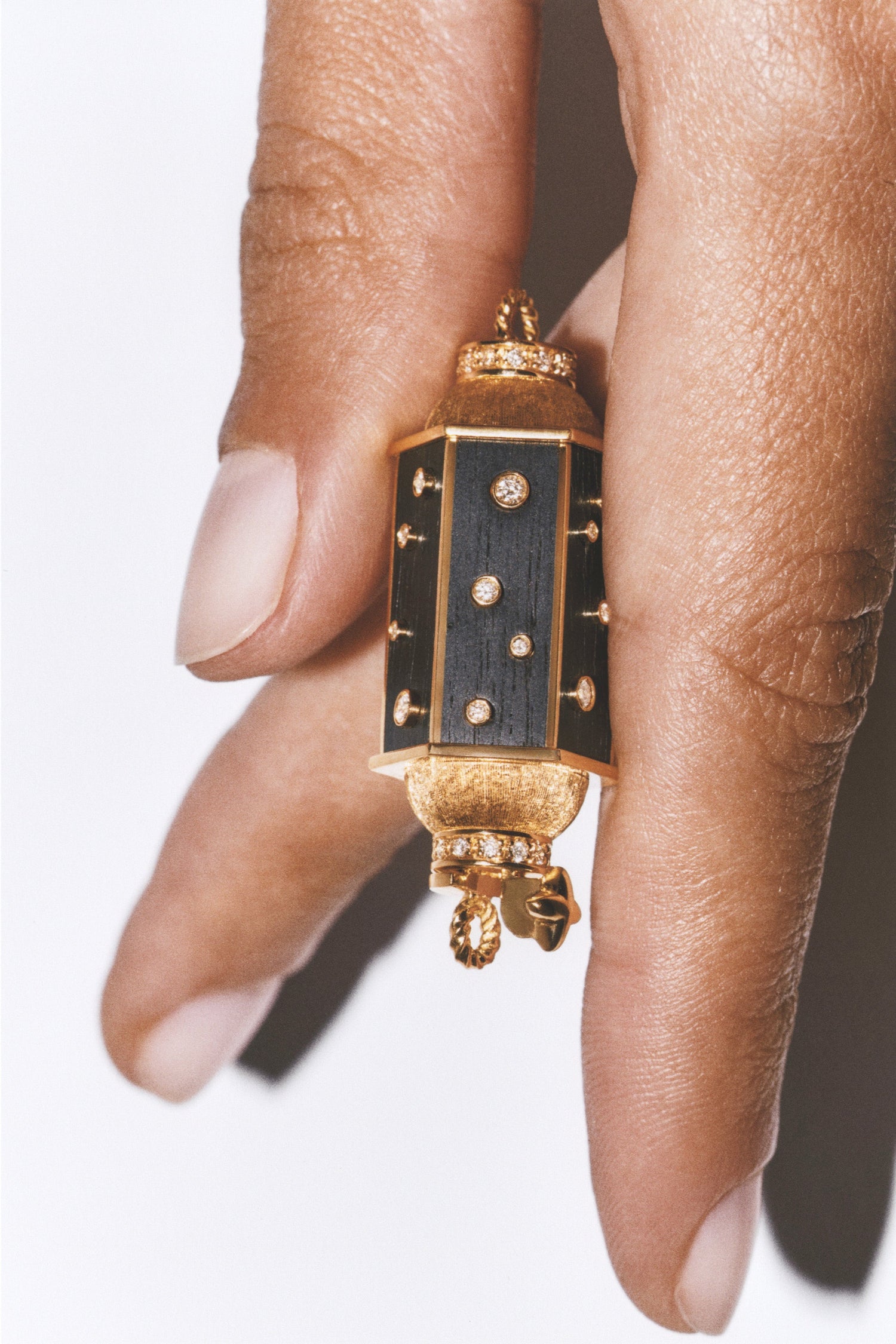 Marie Lichtenberg Staging Locket Ebony Dot Locket Necklace