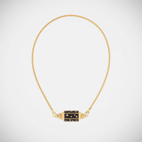 Marie Lichtenberg Staging Locket Ebony Dot Locket Necklace