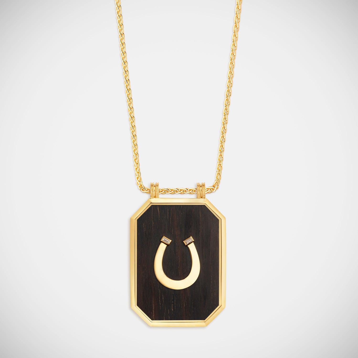 Marie Lichtenberg Staging Scapulaires Ebony Horseshoe Scapular