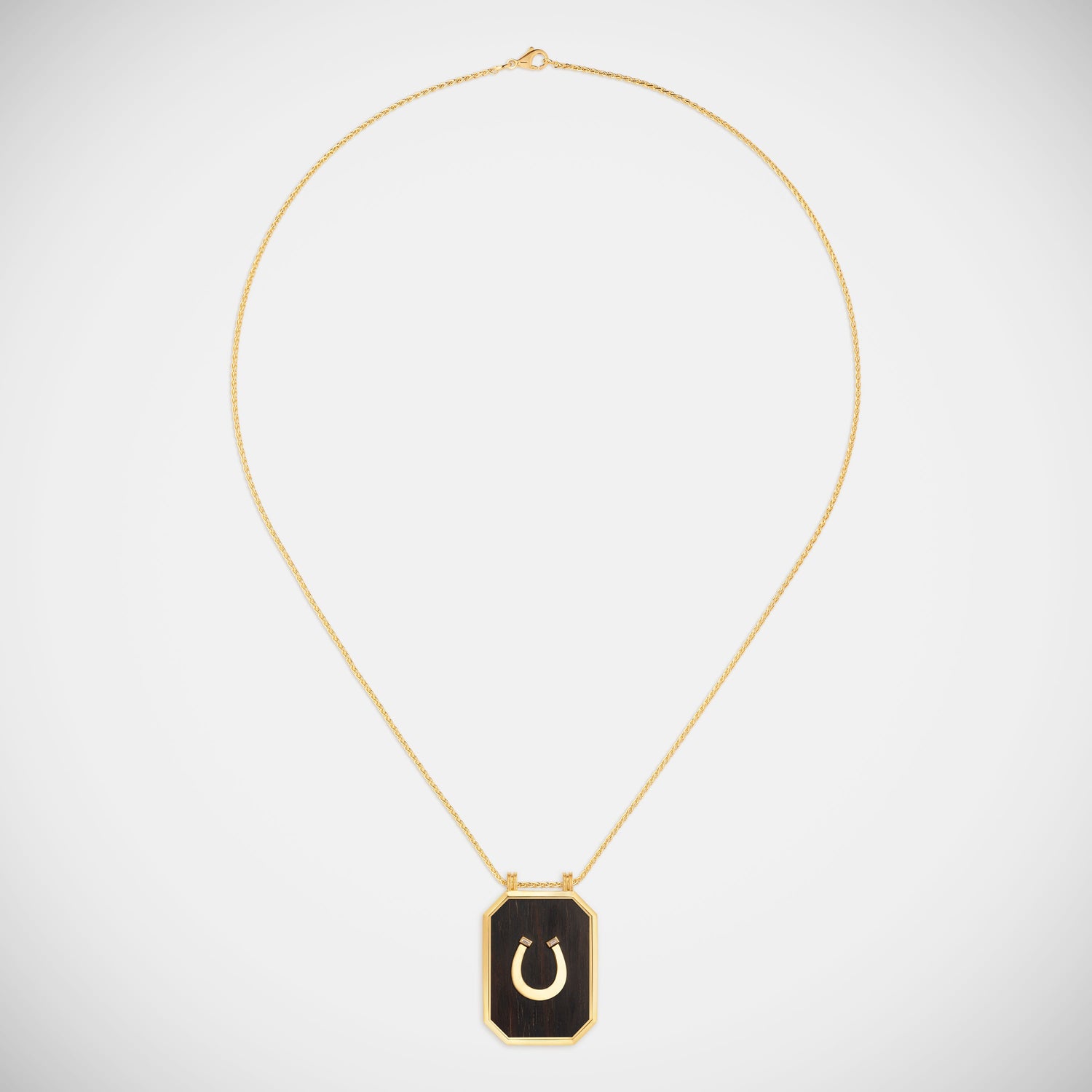 Marie Lichtenberg Staging Scapulaires Ebony Horseshoe Scapular