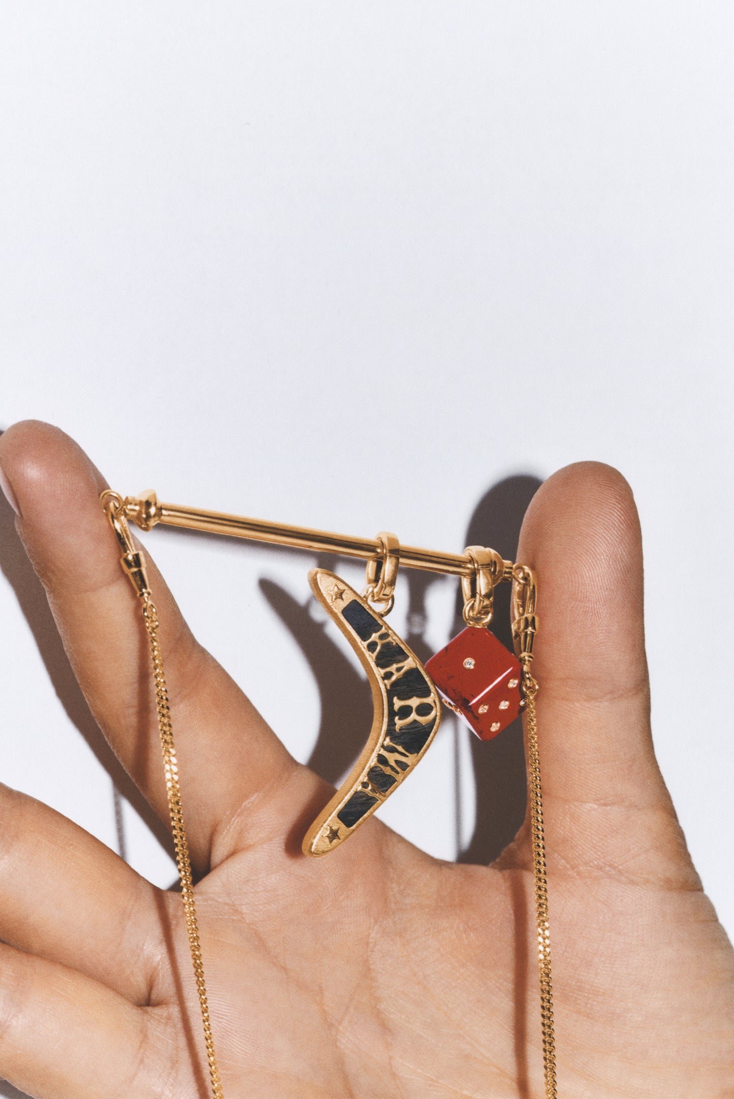 Marie Lichtenberg Staging Pendant Ebony Karma Charm