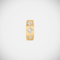 Marie Lichtenberg Staging Earring Ecrou Coco earring Diamonds large