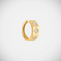 Marie Lichtenberg Staging Earring Ecrou Coco earring Diamonds large