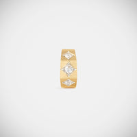 Marie Lichtenberg Staging Earring Ecrou Coco earring Diamonds medium