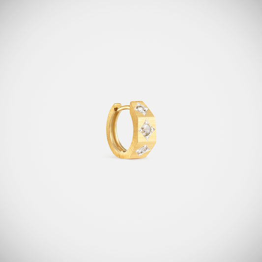 Marie Lichtenberg Staging Earring Ecrou coco earring Diamonds small