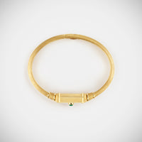 Marie Lichtenberg Staging Bracelet Emerald Baby Locket Bracelet