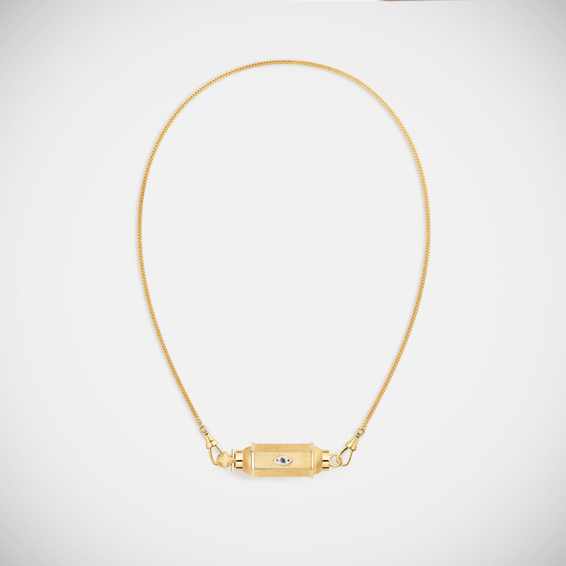 Marie Lichtenberg Staging Baby locket Evil Eye Baby Locket Necklace