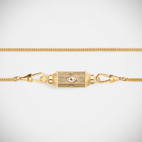 Marie Lichtenberg Staging Baby locket Evil Eye Gold Baby Locket Necklace