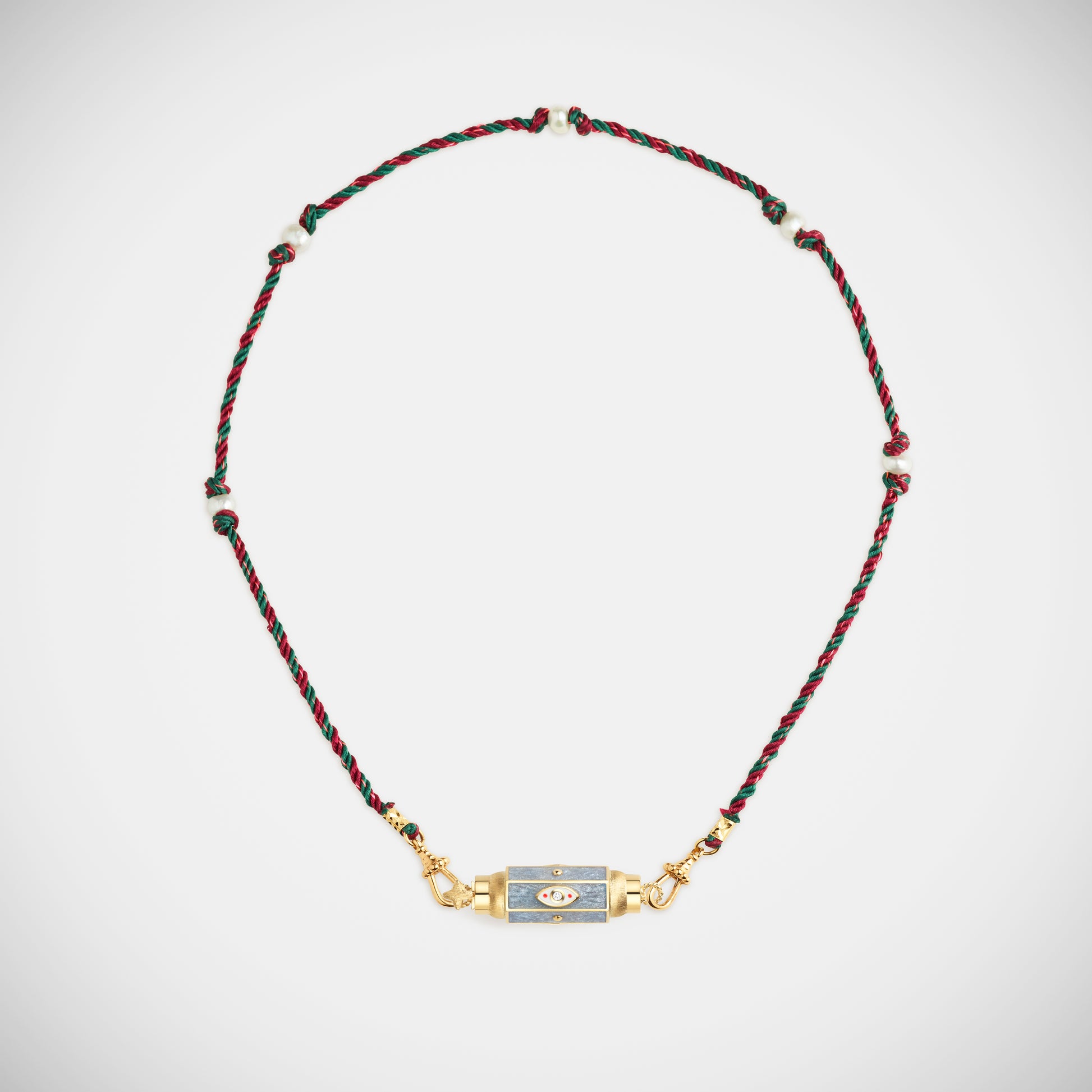 Marie Lichtenberg Staging Baby locket Evil Eye Silver Baby Locket