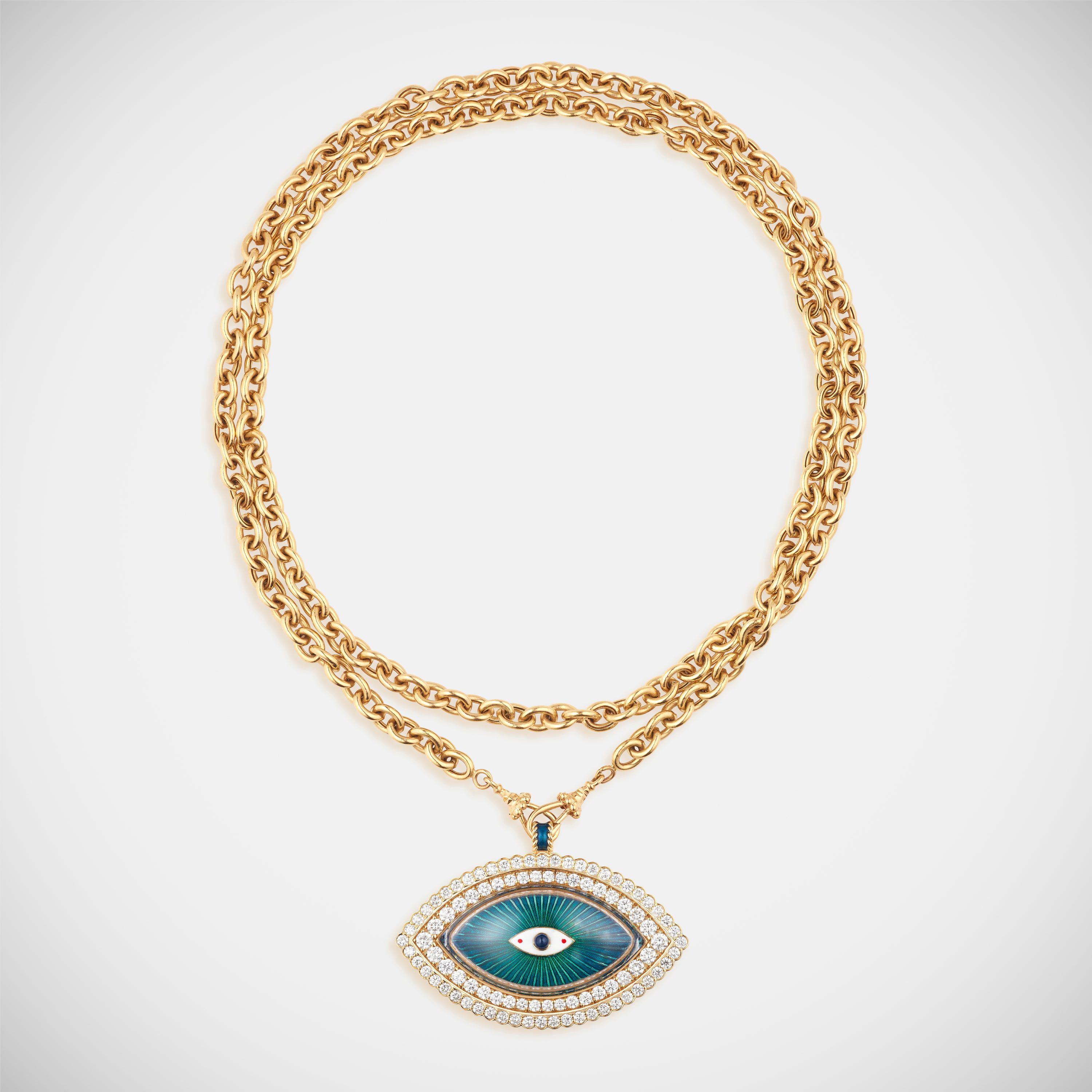 Marie Lichtenberg Staging Pendant Eye play pendant