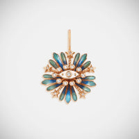 Marie Lichtenberg Staging Earring Flower earring blue