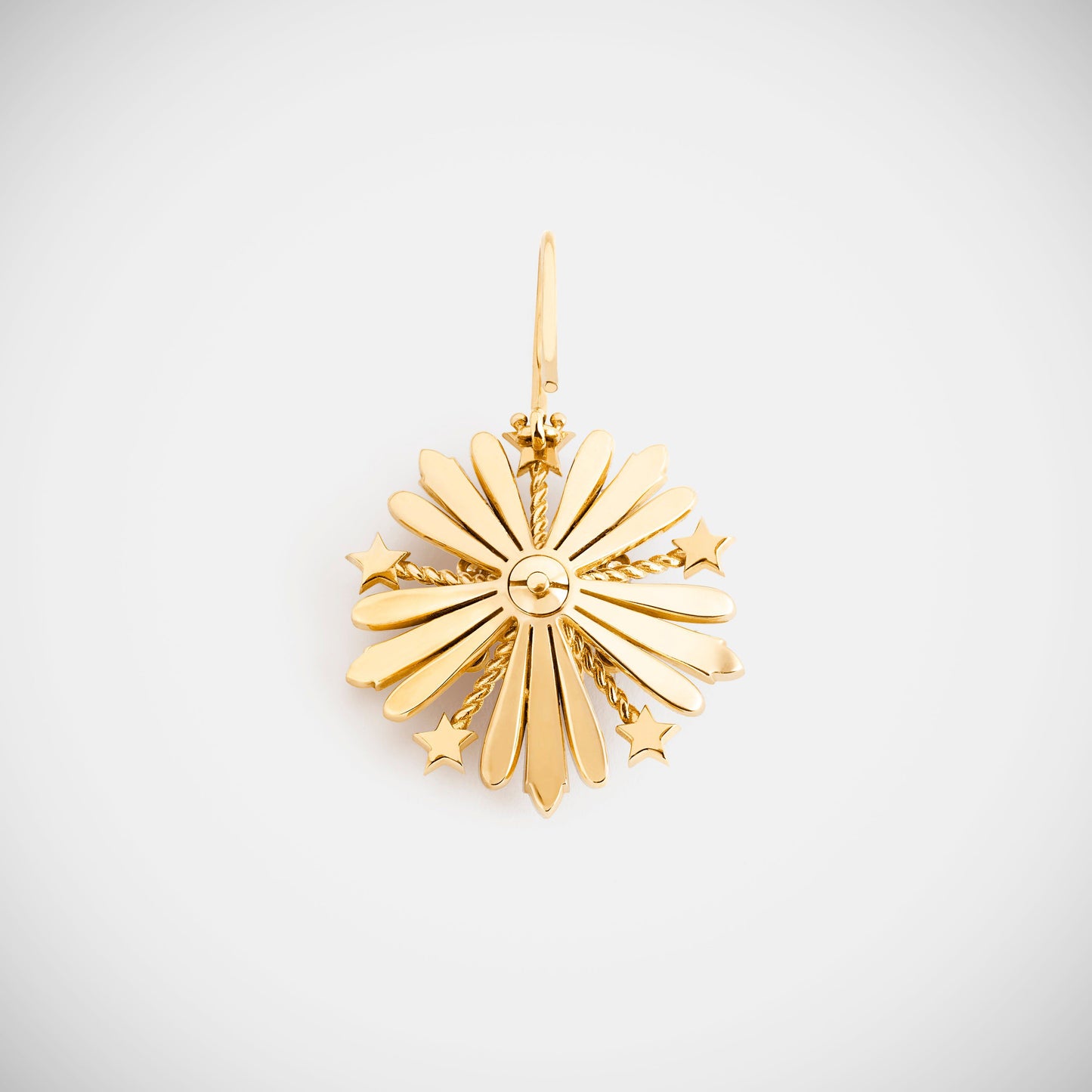 BOUCLE D'OREILLE FLOWER ORANGE