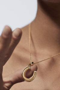 Marie Lichtenberg Staging Charm Horseshoe charm