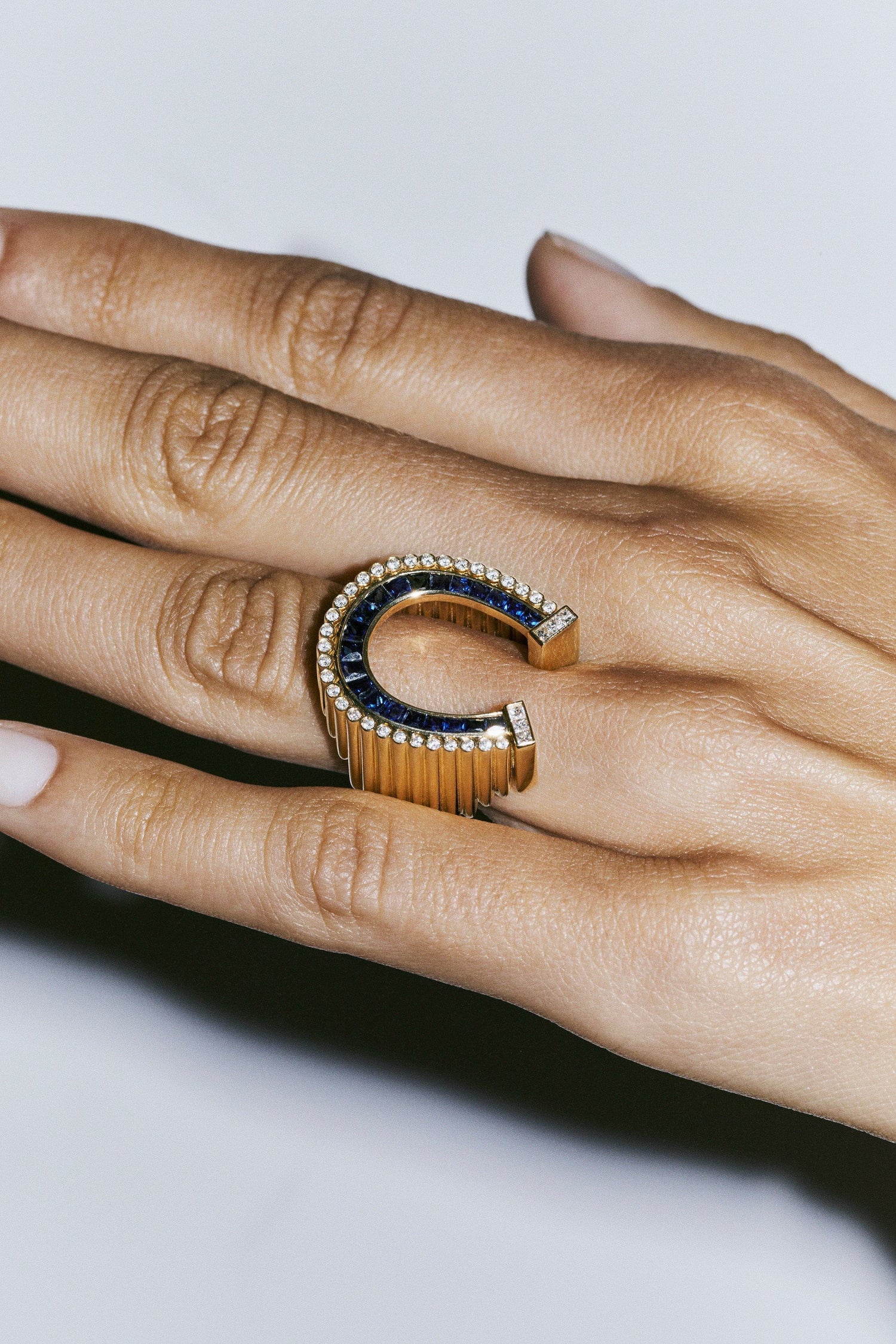 Marie Lichtenberg Staging Ring Horseshoe ring