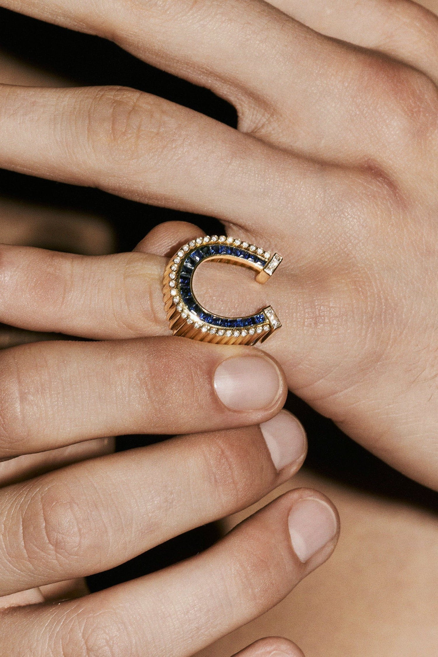 Marie Lichtenberg Staging Ring Horseshoe ring