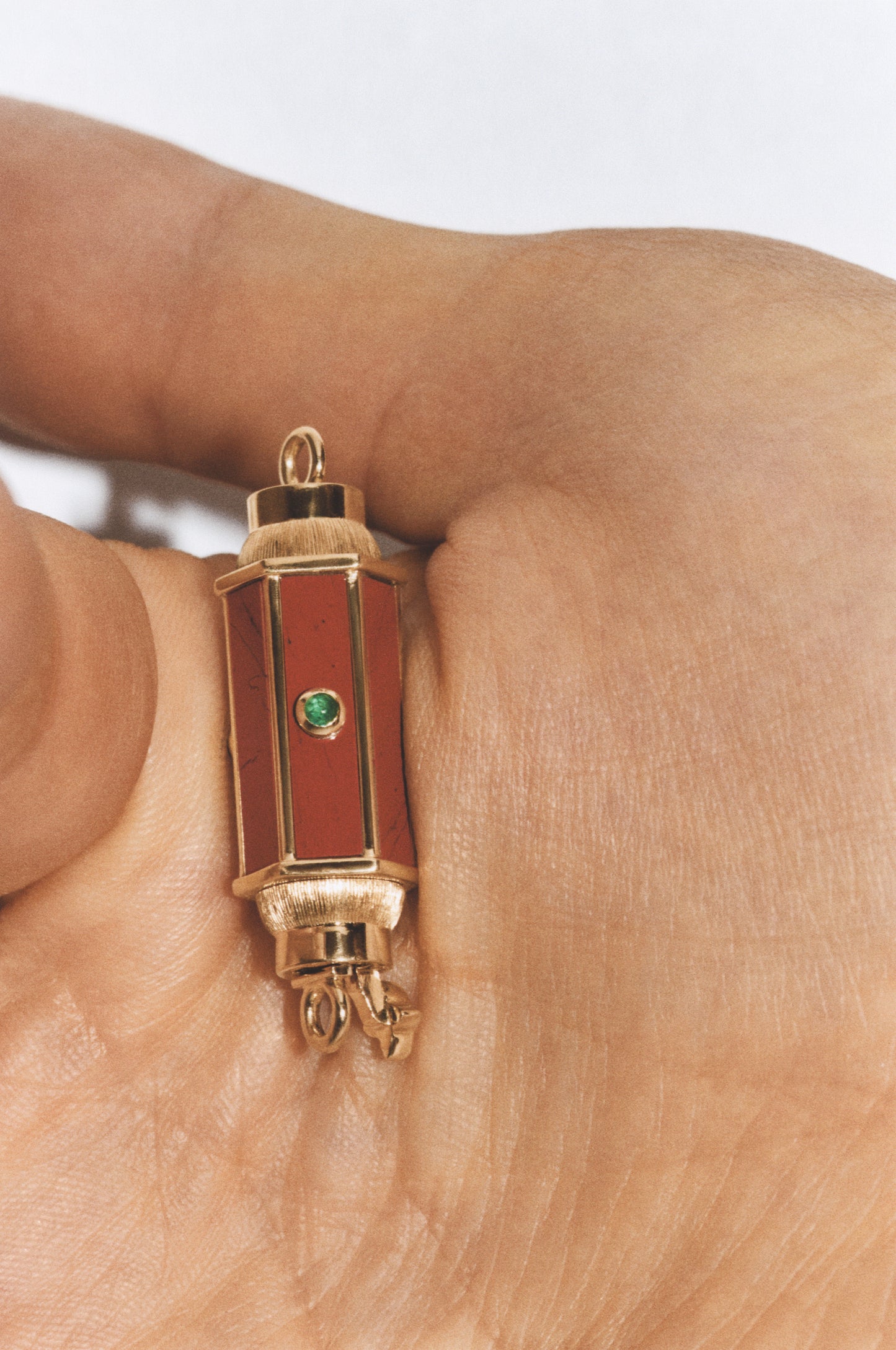 Marie Lichtenberg Staging Baby locket Jasper baby locket Necklace