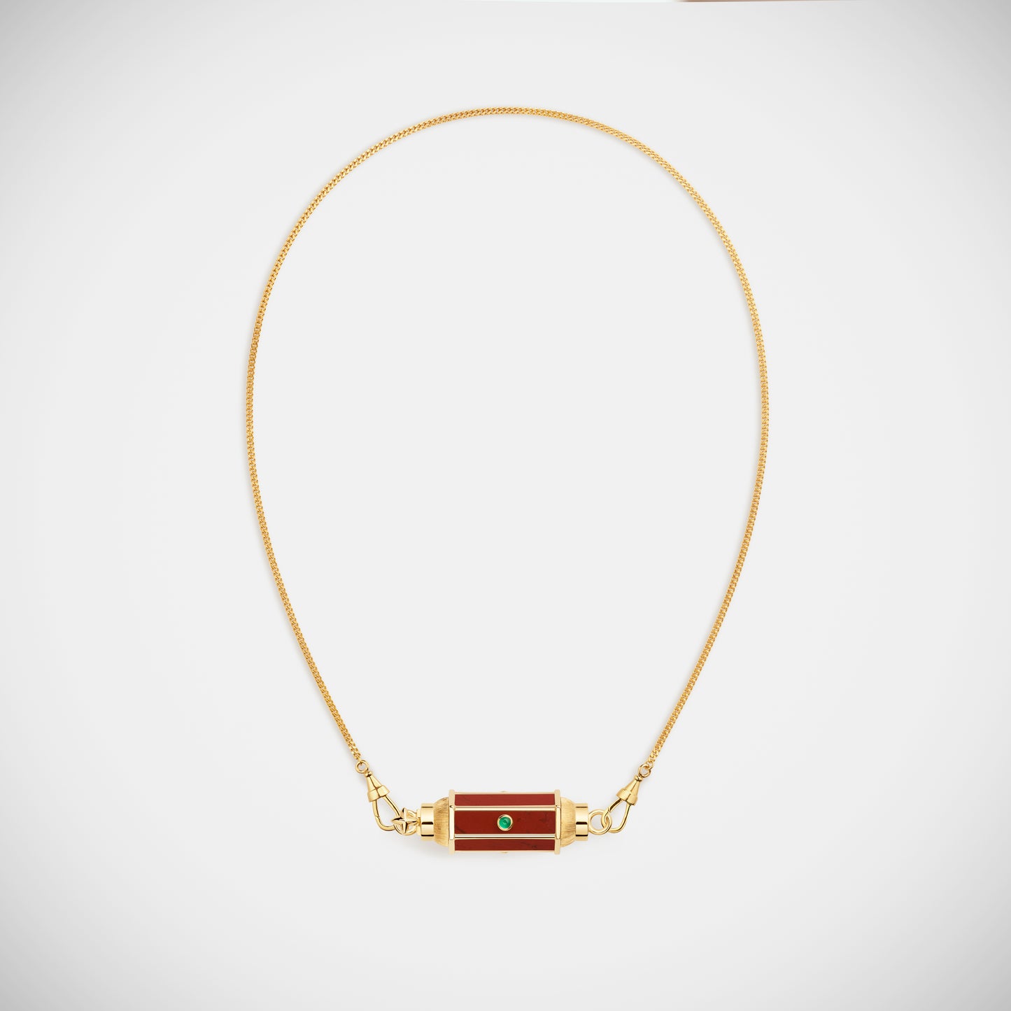 Marie Lichtenberg Staging Baby locket Jasper baby locket Necklace