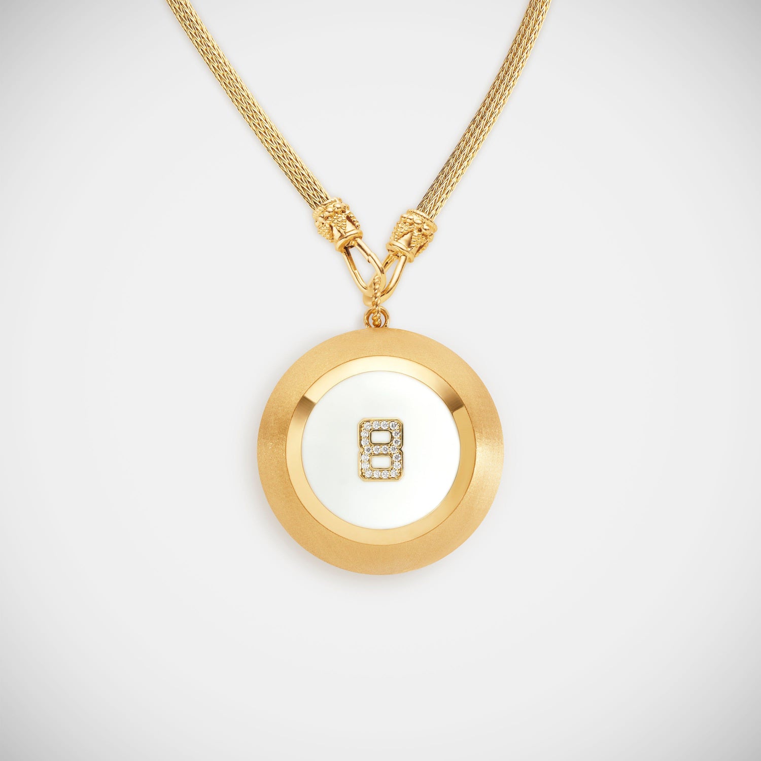 Marie Lichtenberg Staging Pendant Magic 8 Ball Gold