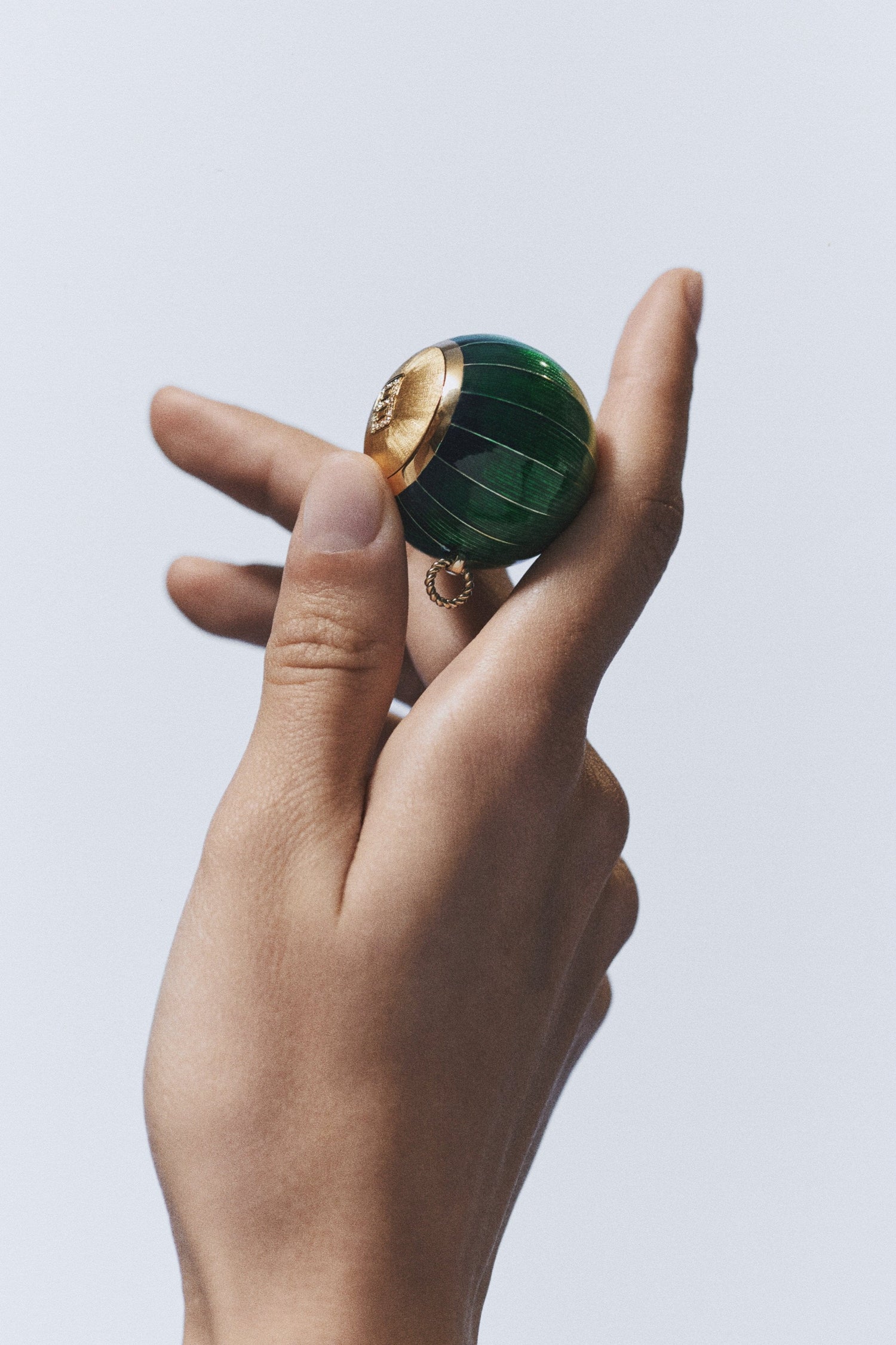 Marie Lichtenberg Staging Pendant Magic 8 Ball Green