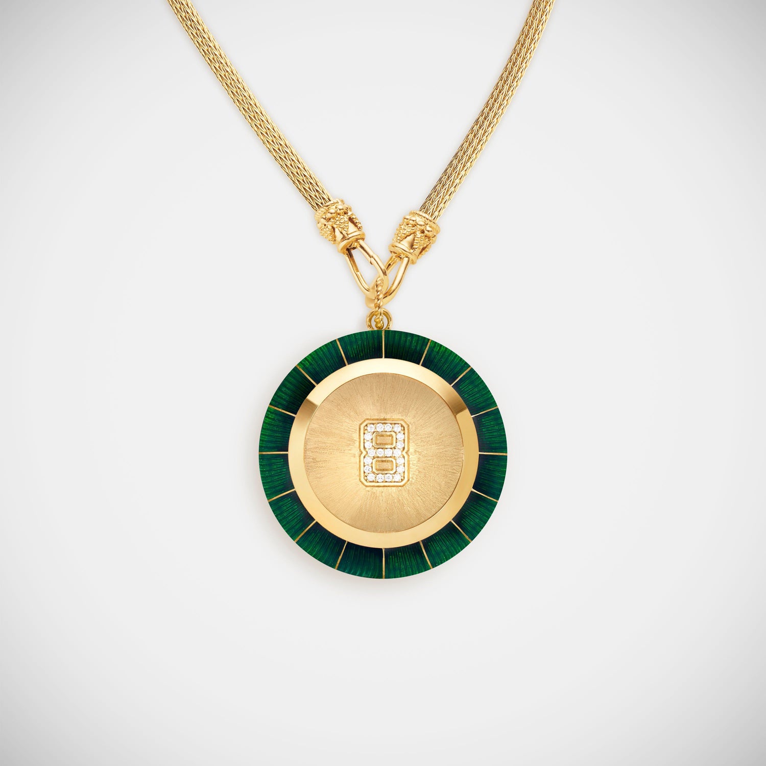 Marie Lichtenberg Staging Pendant Magic 8 Ball Green