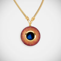 Marie Lichtenberg Staging Pendant Magic 8 Ball Purple