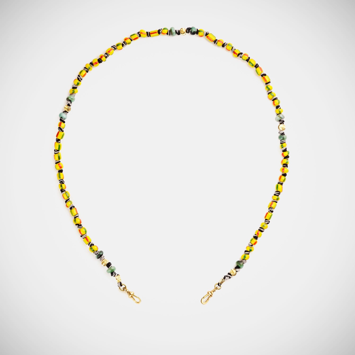 Marie Lichtenberg Staging Link Mauli beads ghana rasta 35cm