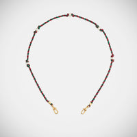 Marie Lichtenberg Staging Link Mauli Silky Burgundy and Green 35cm