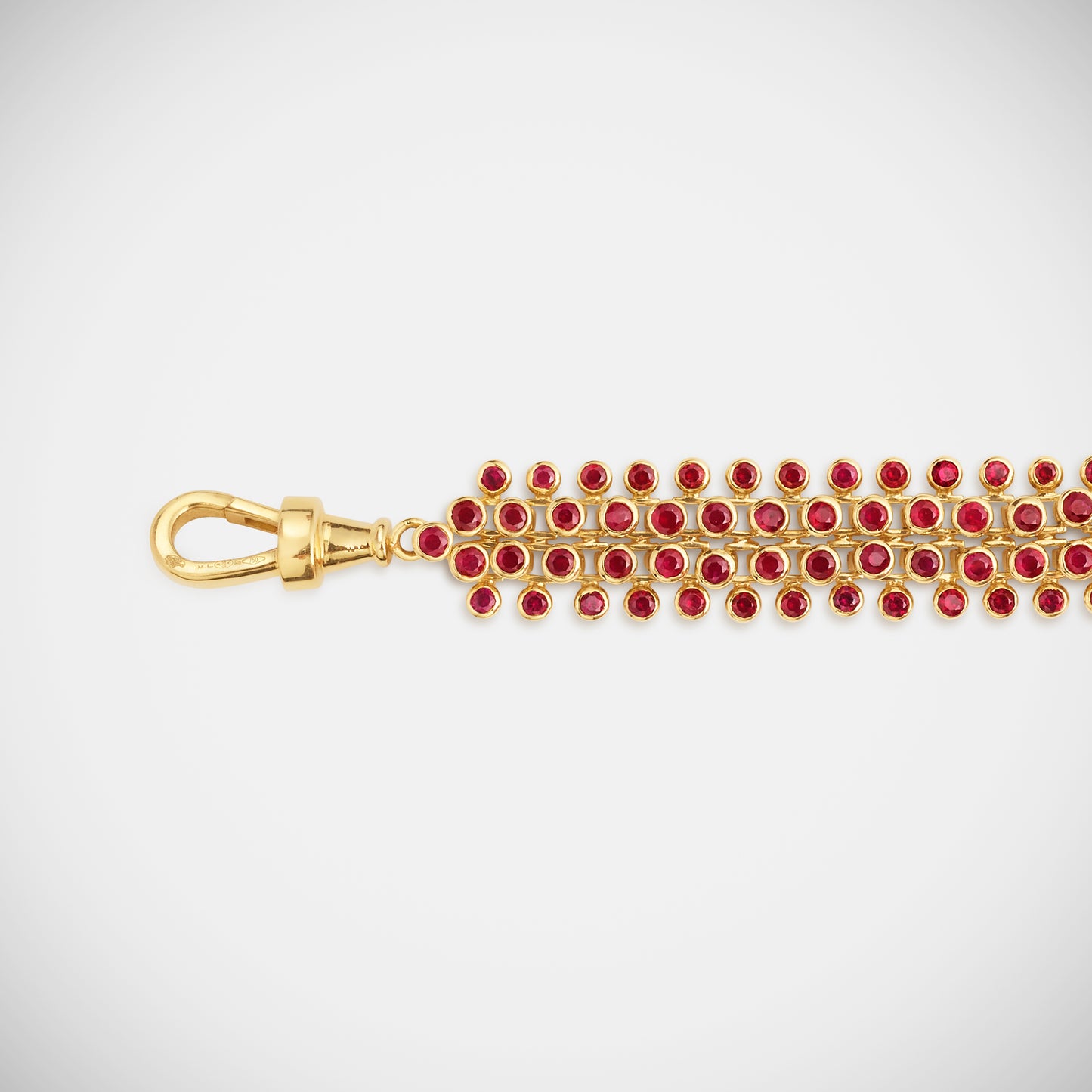 Marie Lichtenberg Staging Chain Mesh Ruby Rivière 73cm