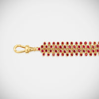 Marie Lichtenberg Staging Chain Mesh Ruby Rivière 73cm