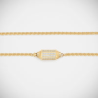 Marie Lichtenberg Staging Baby locket Micro coco Paved Diamonds locket necklace