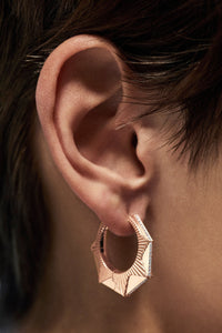 Marie Lichtenberg Staging Earring NYC Diamond Rose Earring large