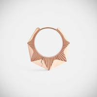 Marie Lichtenberg Staging Earring NYC Diamond Rose Earring large