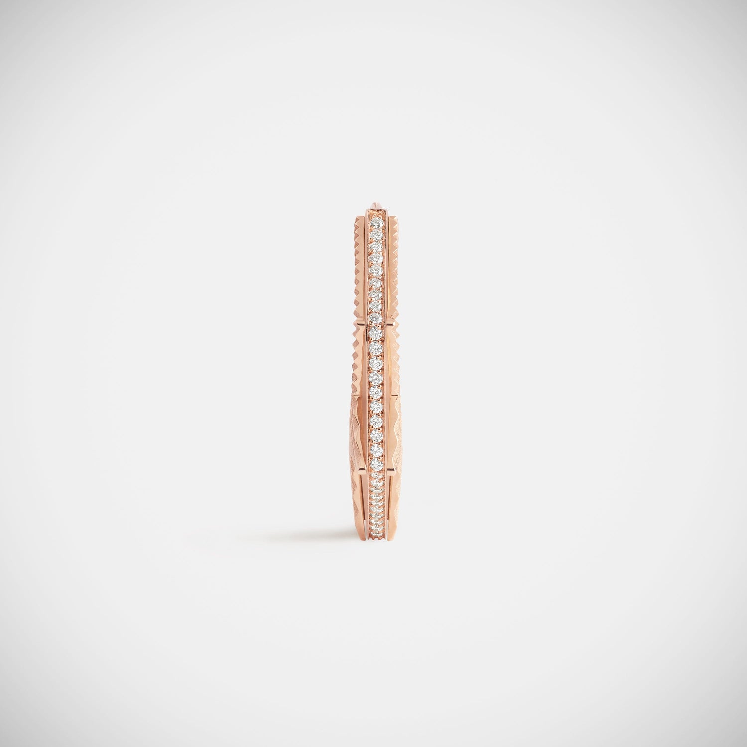 Marie Lichtenberg Staging Earring NYC Diamond Rose Earring large