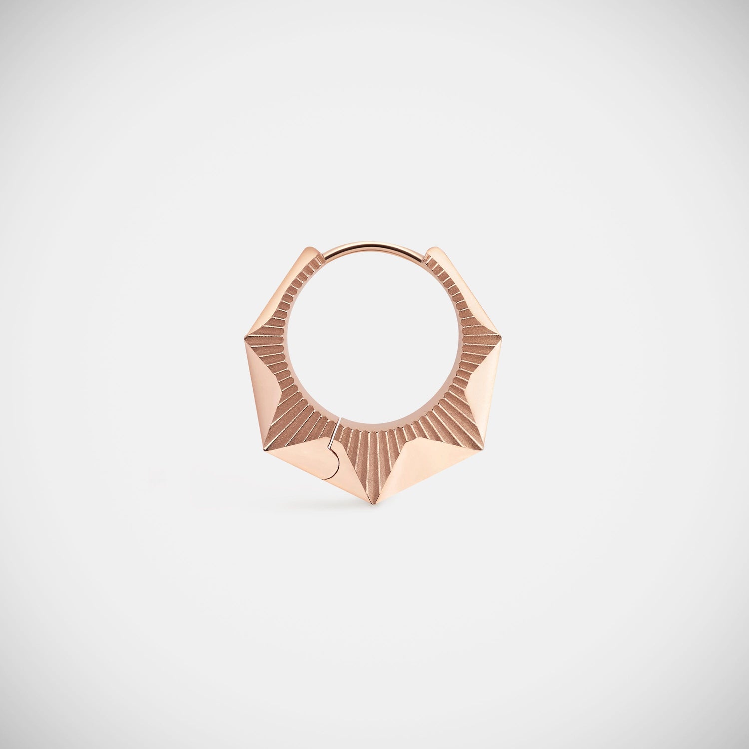 Marie Lichtenberg Staging Earring NYC Diamond Rose Earring medium