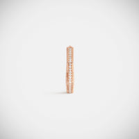 Marie Lichtenberg Staging Earring NYC Diamond Rose Earring medium