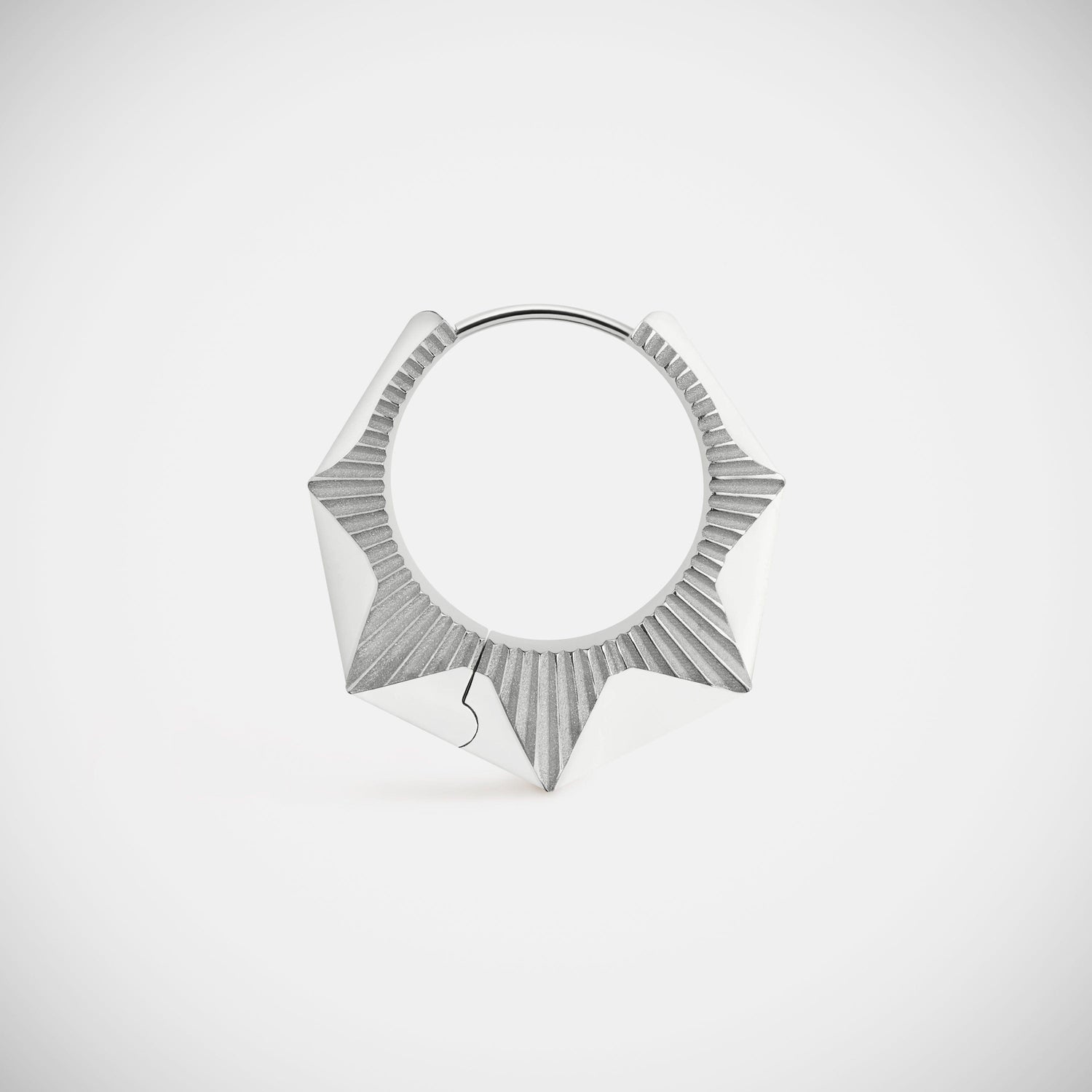 Marie Lichtenberg Staging Earring NYC Diamond White Earring large