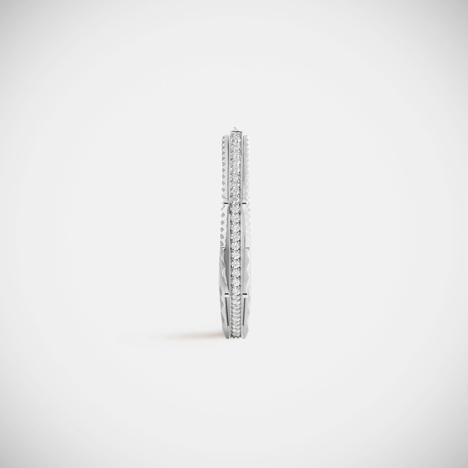 Marie Lichtenberg Staging Earring NYC Diamond White Earring large