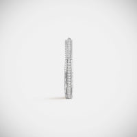 Marie Lichtenberg Staging Earring NYC Diamond White Earring large