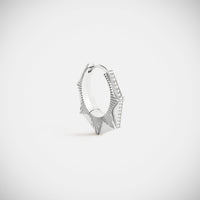 Marie Lichtenberg Staging Earring NYC Diamond White Earring medium