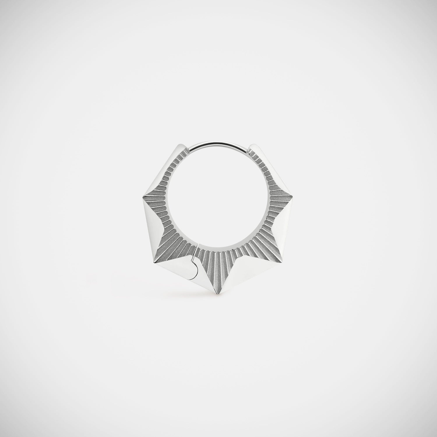 Marie Lichtenberg Staging Earring NYC Diamond White Earring medium