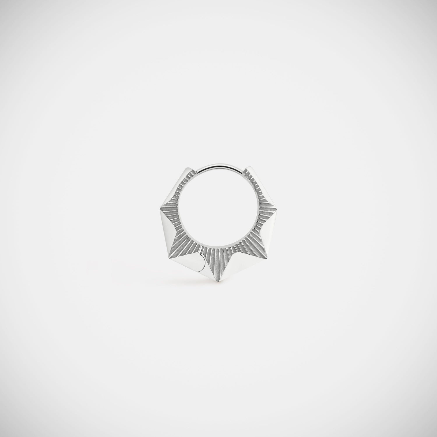 Marie Lichtenberg Staging Earring NYC Diamond White Earring small